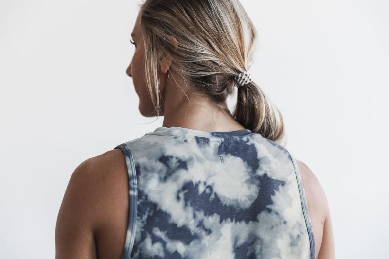 Blue Nobull Muscle Tie-Dye | 49581-TDNB