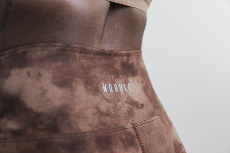 Brown Nobull High-Rise Tie-Dye | 18756-WRPE