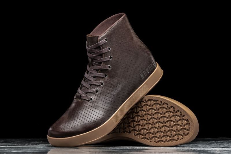 Brown Nobull High-Top Leather | 98367-TKVN