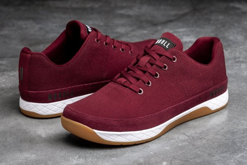 Burgundy Nobull Canvas | 35692-FVZN