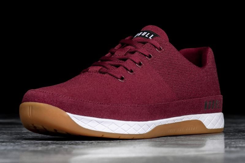 Burgundy Nobull Canvas | 35692-FVZN