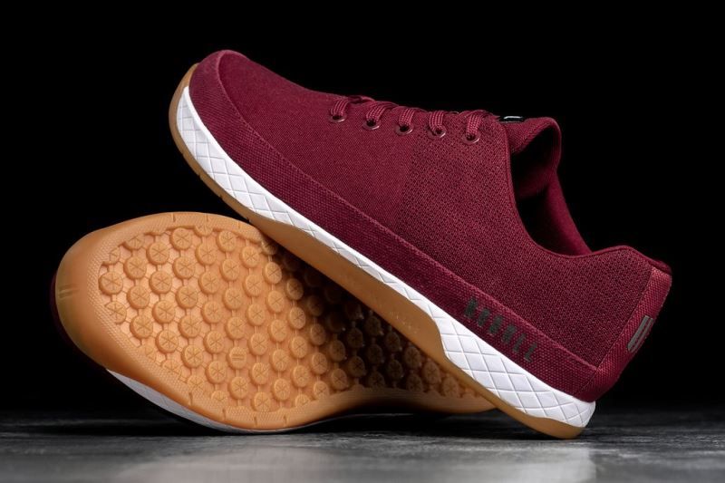 Burgundy Nobull Canvas | 35692-FVZN