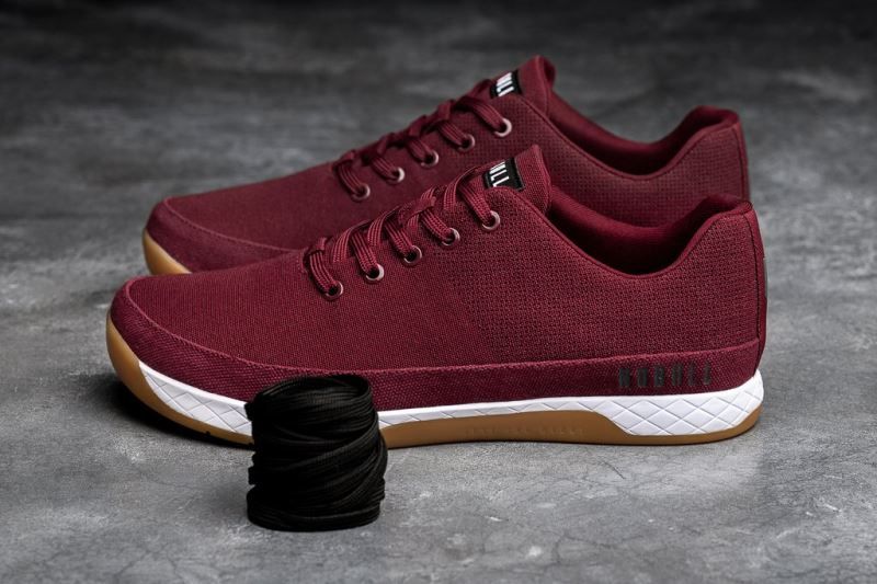 Burgundy Nobull Canvas | 35692-FVZN