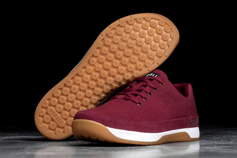 Burgundy Nobull Canvas | 35692-FVZN