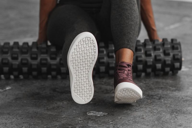 Burgundy Nobull High-Top Leather | 29036-YMJZ