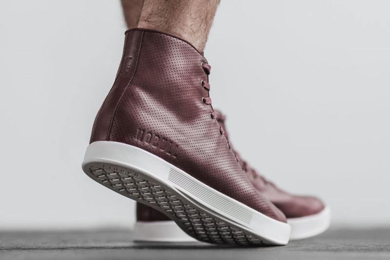 Burgundy Nobull High-Top Leather | 41597-GFIL