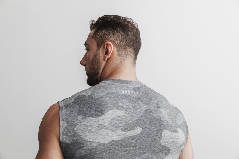 Camouflage Nobull Crossfit sleeveless Camo | 36187-IBXD