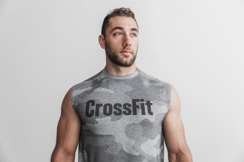 Camouflage Nobull Crossfit sleeveless Camo | 36187-IBXD