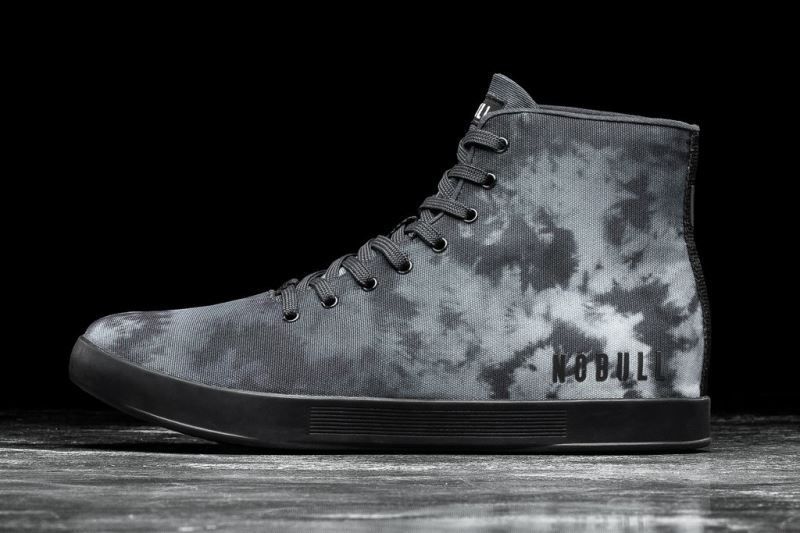 Camouflage Nobull High-Top Cloud Tie-Dye Canvas | 51973-HGQF