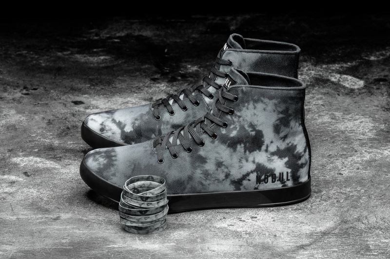 Camouflage Nobull High-Top Cloud Tie-Dye Canvas | 65710-SIDP