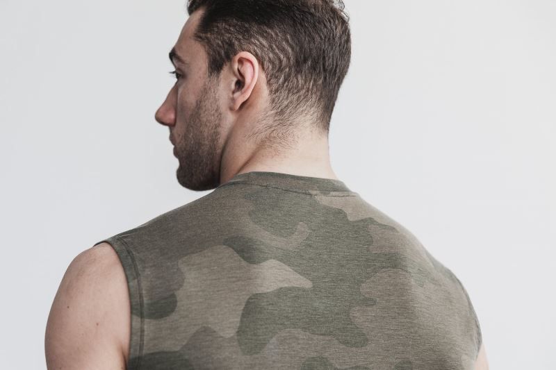 Camouflage Nobull Sleeveless Camo | 78542-AOWQ