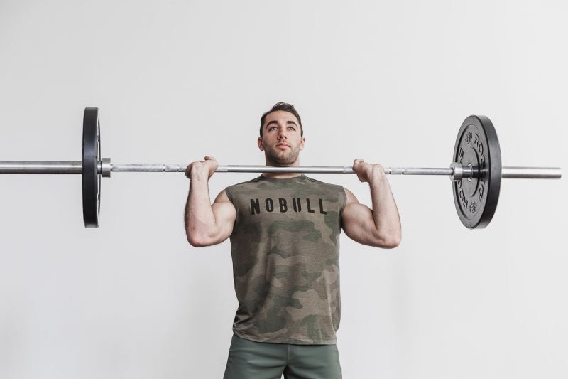 Camouflage Nobull Sleeveless Camo | 78542-AOWQ