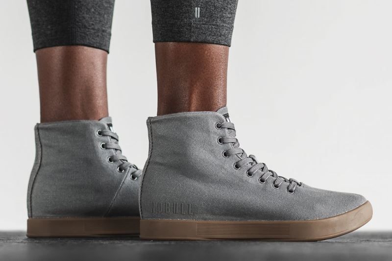 Dark Grey Nobull High-Top Canvas | 87190-GFCX