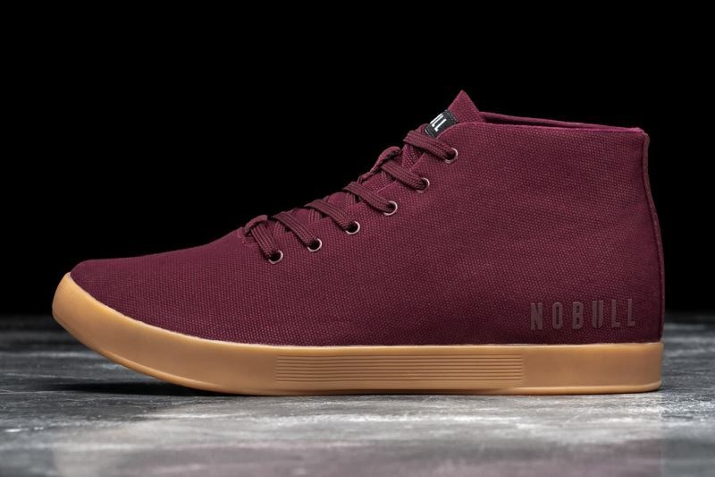 Dark Red Nobull Cabernet Canvas Mid | 12043-EDYL