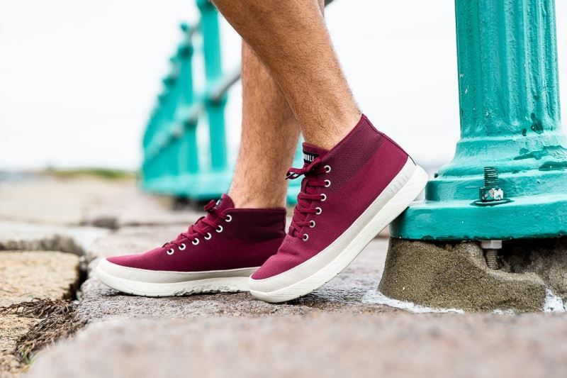 Dark Red Nobull Cabernet Canvas Mid | 86340-WJFC