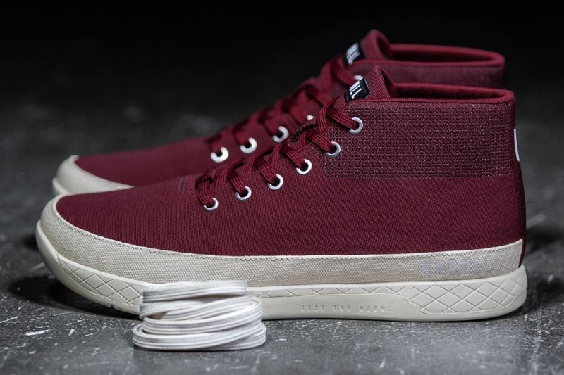 Dark Red Nobull Cabernet Canvas Mid | 86340-WJFC