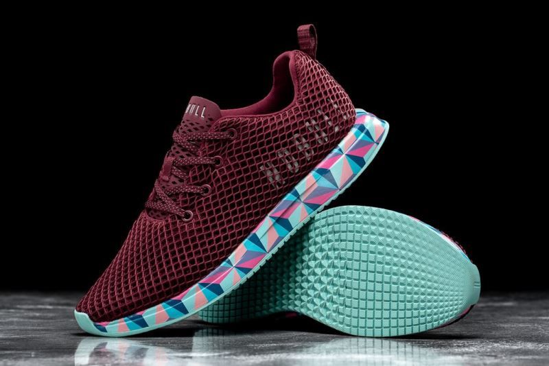 Dark Red Nobull Cabernet Prism Mesh | 32109-TOZF