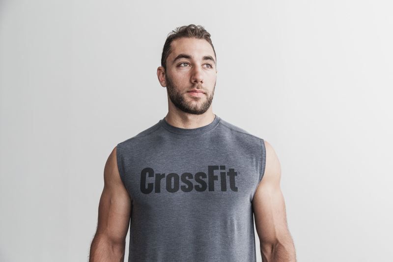 Deep Grey Nobull Crossfit Sleeveless | 24083-CFGT