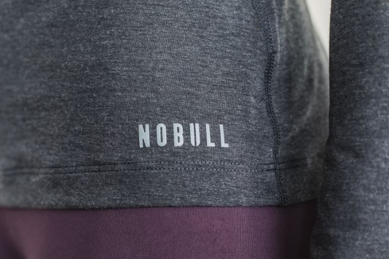 Deep Grey Nobull Long Sleeve | 27690-SEHO