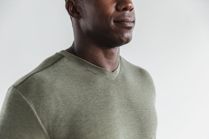 Green Nobull V-Neck | 20965-HQMI