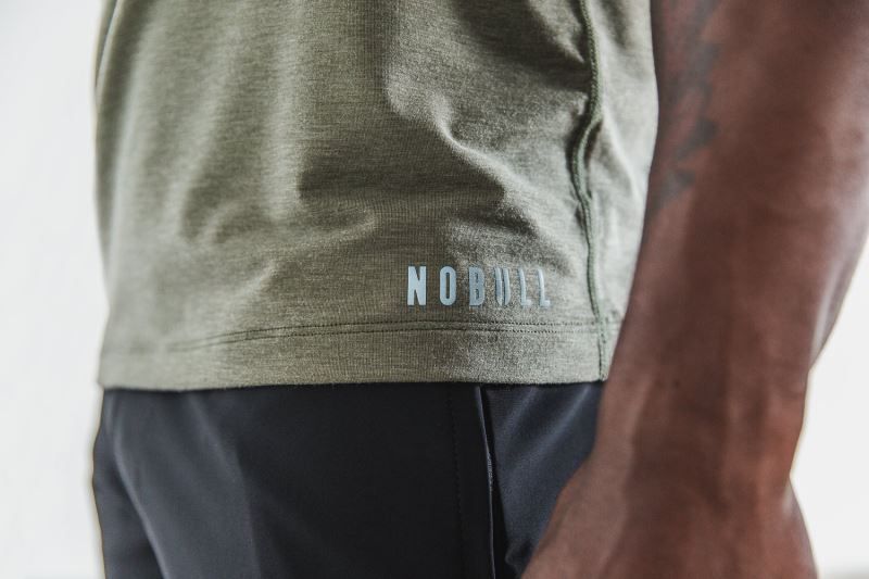 Green Nobull V-Neck | 20965-HQMI