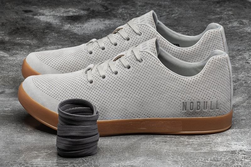 Grey Nobull Arctic Suede | 20783-FKUC