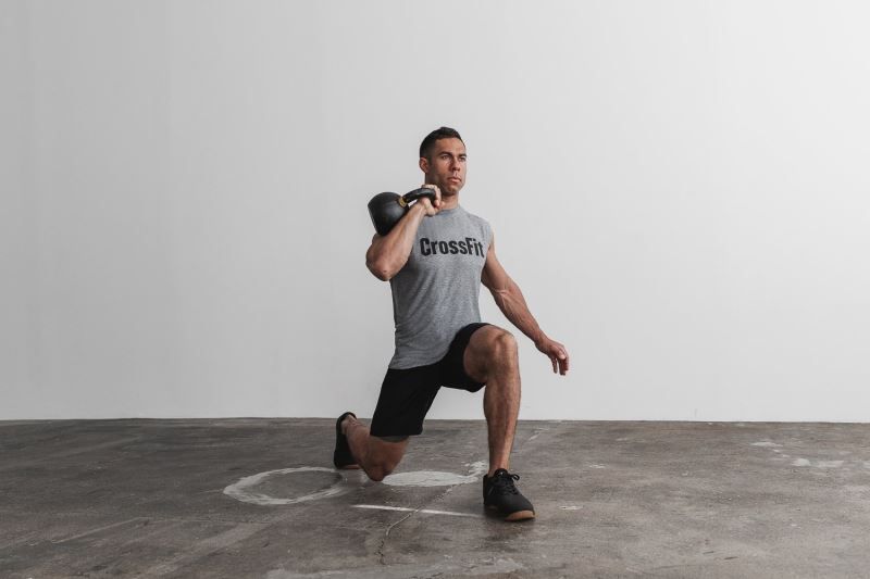 Grey Nobull Crossfit Sleeveless | 02593-JYVB