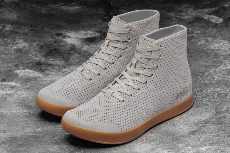 Grey Nobull High-Top Arctic Suede | 62179-OHVB