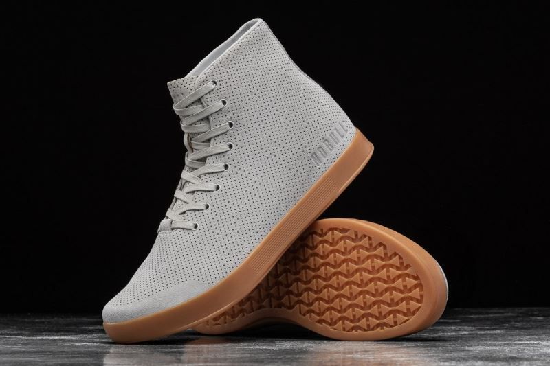 Grey Nobull High-Top Arctic Suede | 62179-OHVB