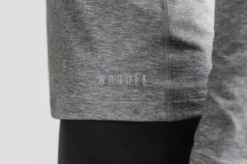 Grey Nobull Long Sleeve | 58714-GXOE