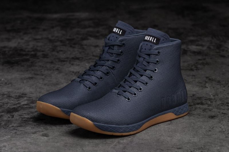 Navy Nobull High-Top | 93856-IGFR