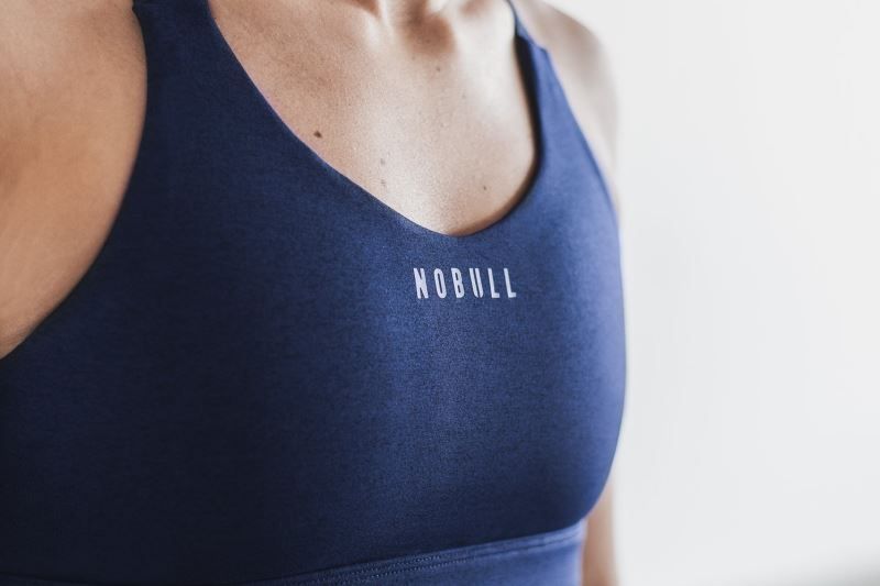 Navy Nobull Pace Plush Heather | 05839-VMLZ