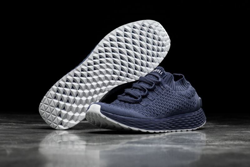 Navy Nobull Reflective Knit | 62341-RMEO