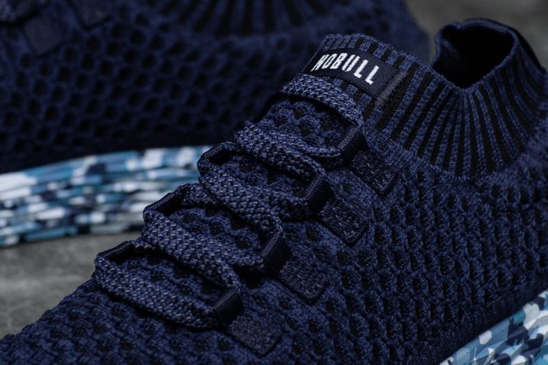 Navy Nobull Wild Knit | 31604-ZPTK