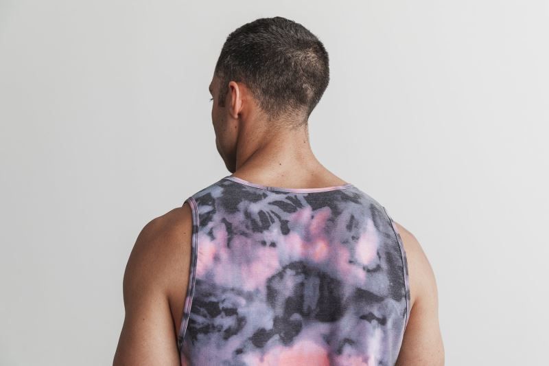 Pink Black Nobull Tie-Dye | 28039-IUJS