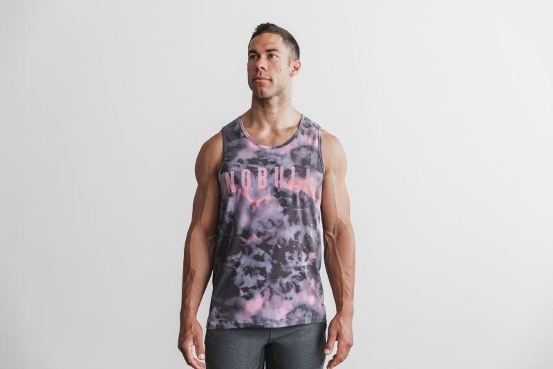 Pink Black Nobull Tie-Dye | 28039-IUJS