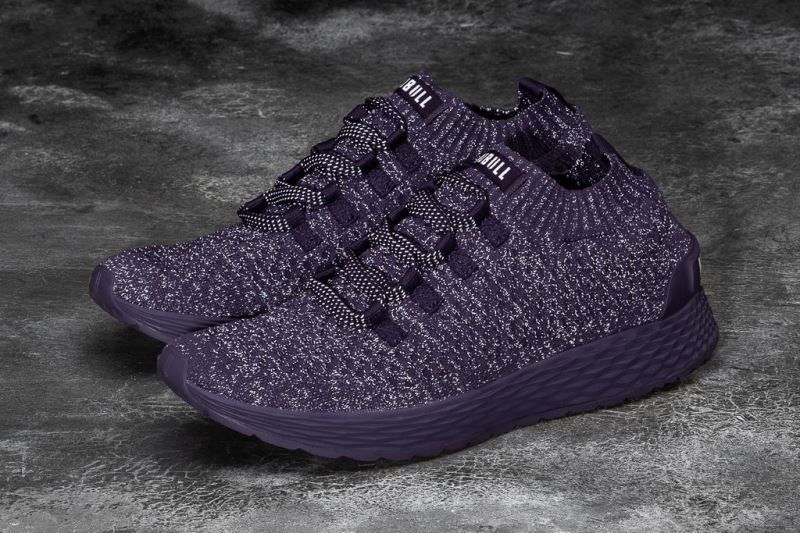 Purple Nobull Plum Reflective Knit | 27103-IUYW