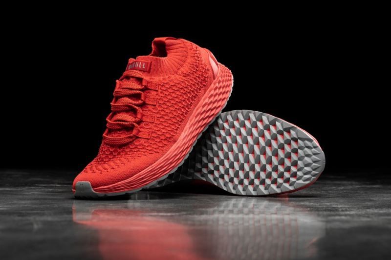 Red Nobull Bright Reflective Knit | 73624-SZAL