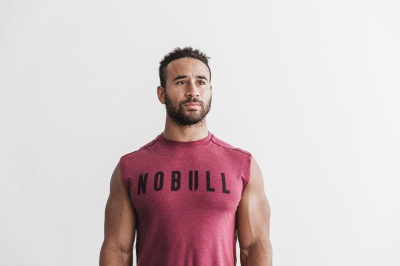 Red Nobull Sleeveless | 92735-NQZL