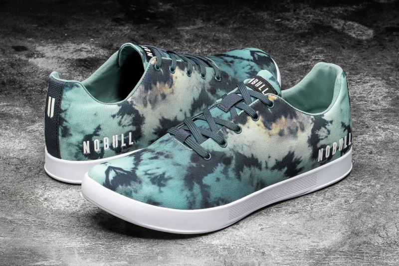 Turquoise Nobull Tie-Dye Canvas | 64521-GHEQ