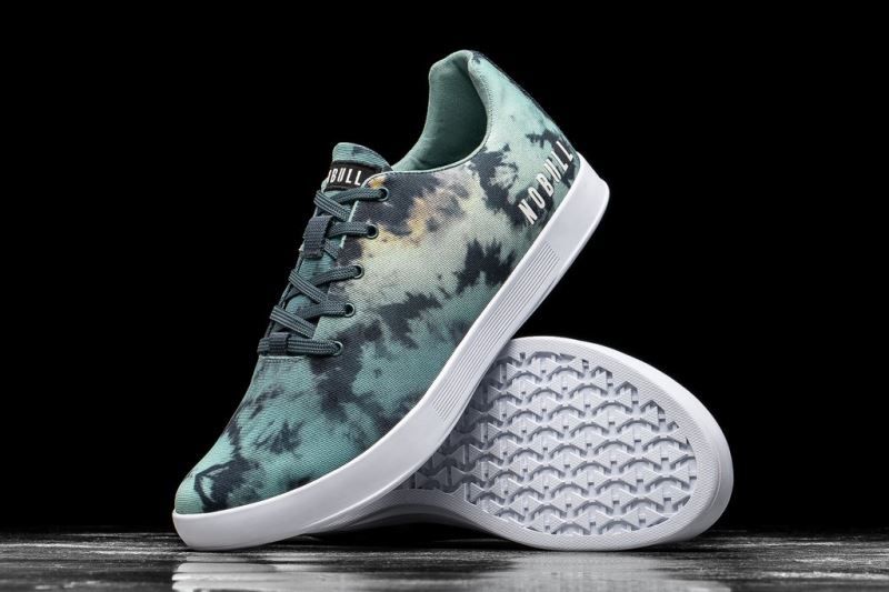 Turquoise Nobull Tie-Dye Canvas | 64521-GHEQ