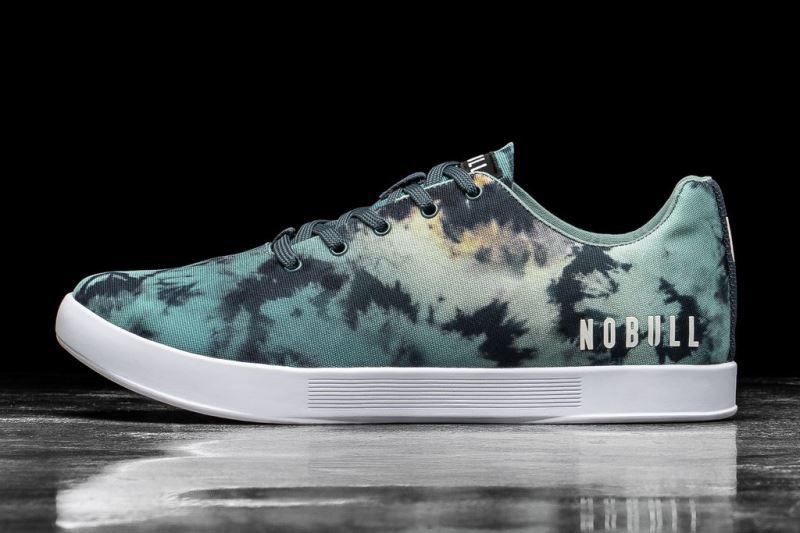 Turquoise Nobull Tie-Dye Canvas | 64521-GHEQ