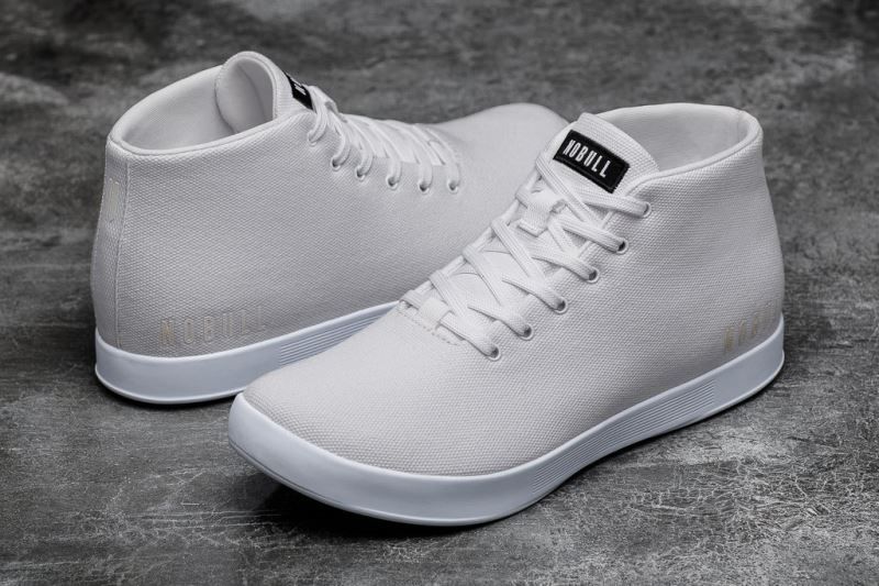 White Nobull Canvas Mid | 38029-WBLI