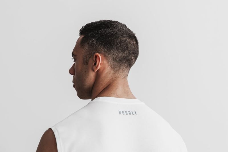 White Nobull Crossfit Sleeveless | 87054-MYHL