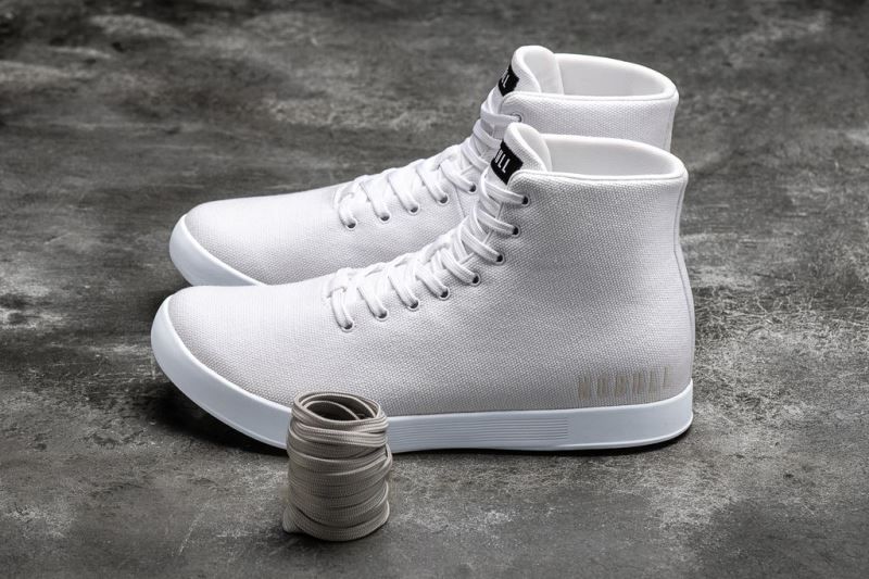 White Nobull High-Top Canvas | 32940-GECK