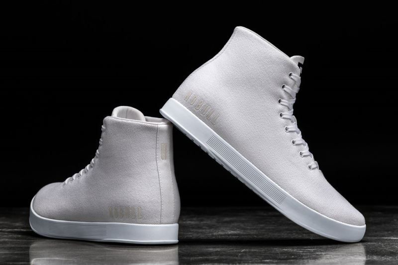 White Nobull High-Top Canvas | 32940-GECK