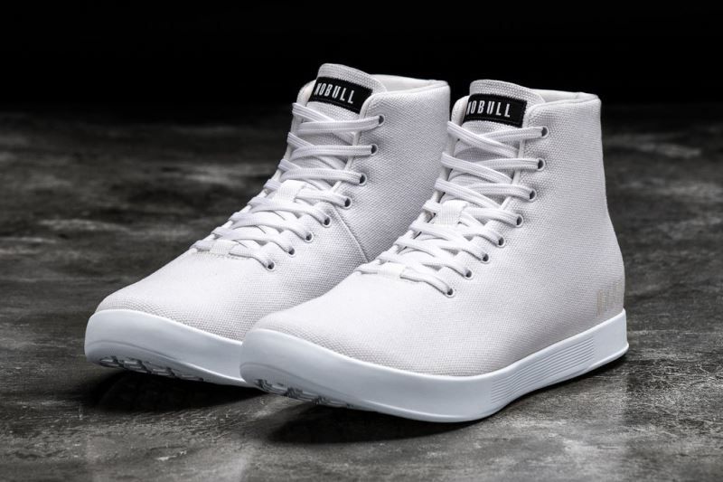 White Nobull High-Top Canvas | 32940-GECK