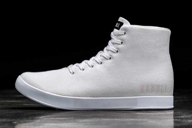 White Nobull High-Top Canvas | 32940-GECK