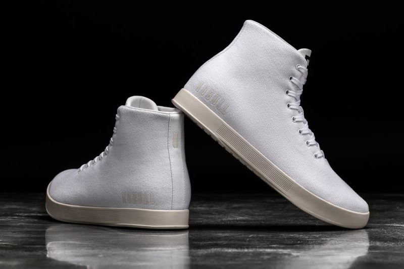 White Nobull High-Top Canvas | 68705-APFS