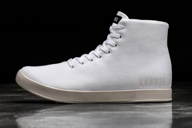 White Nobull High-Top Canvas | 68705-APFS